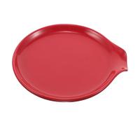 CIYODO Ceramic Coffee Spoon Holder Heat Resistant Spoon Rest for Kitchen Stove Counter Space-Saving Red Coffee Accessories and Home Chefs