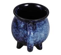 CIYODO Ceramic Witch Cauldron Mug Halloween Coffee Cup All-Season Porcelain Drinkware for Home Office Restaurant Decorative and Practical