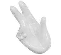 CIYODO Ceramics Hand Jewelry Display Holder for Rings and Bracelets, Hand-Shaped Desktop Decoration Prop for Photography and Photo Studio Use, Single Piece