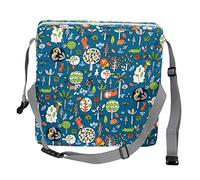 CIYODO Children Dining Cushion 1 Booster Hook-on Seat Pad Comfortable Green Anti-Recovery Box Cloth Easy to Store Dining Chair Heightening Cushion for Home and Restaurant Use