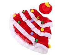 CIYODO Christmas Porch Goose Outfit Set for - Statues Cozy Soft Fabric Holiday Costume with Hat Festive Garden Lawn Decoration for Parties and Outdoor Celebrations