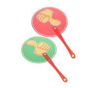 CIYODO Classroom Voting Paddles Group Teaching Tools for Interactive Learning Yes No Response Signs for Students Versatile Educational Supplies to and Teamwork