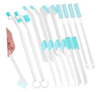 CIYODO Cleaning Brush Set 16pcs Deep Detail Brush for Shower Toilet Window Corner