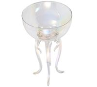 CIYODO Cocktail Glasses Octopus Jellyfish Shaped Goblet 150ml Glass High Stem Water Goblets Unique Tall Drinking Glass for Bar Party Single Piece