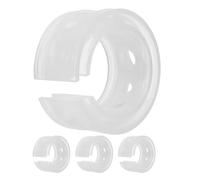 CIYODO Coil Reduce Spacers Car Buffer Absorber Spring Shock 4pcs Cushions Rubber Material Increase Comfort Vibration Suspension Replacement Parts Driving Automotive