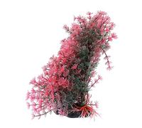 CIYODO Colorful Underwater Artificial Grass Aquarium Ornament Pink Arch Sculpture for Fish Tank Landscape Decoration Safe Plastic Model Enhancing Visual Appeal and Fish Hiding Place