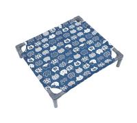 CIYODO Comfortable Cat Hammock Detachable Elevated Pet Camp Bed Breathable Nest for Cats Kittens Easy to Wash for Indoor Outdoor Use