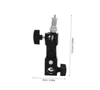 CIYODO Compact Photography Lamp Bracket Tripod Adapter with Umbrella Holder Clip Adjustable Flash Stand Mount for Quick Setup Wide Compatibility Location Shooting and Studio Lighting