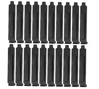 CIYODO Computer Cover Plate 20pcs Atx Blank Plate Pc Case Expansion Slot Covers Black Metal Easy Install