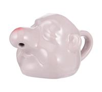 CIYODO Creative Ceramic Egg White Separator Dwarf Shape Yolk Extractor Kitchen Gadget for Cooking and Baking Funny Whimsical Design Easy to Use Egg Yolk Sifting Tool Gift for for for for for for Idea