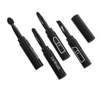 CIYODO Creative Compact Cosmetic Brush with Soft Delicate Bristles for Eyebrow Eyeshadow Eyeliner and Lip Makeup Portable Multifunctional Tool for Easy and Even Application