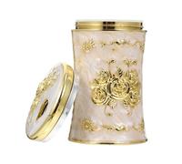 CIYODO Creative Multi-functional Toothpick Dispenser Box Vintage European Style Gold-white Storage Container for Restaurant Party Wedding and Home Use Easy Operation with Capacity
