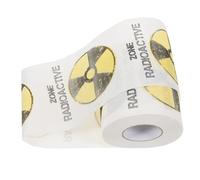 CIYODO Creative Printed Toilet Paper Roll with Radiation Hazard Warning Pattern Soft Bathroom Tissue for Fun Decorative Holiday Cheer and Practical Use