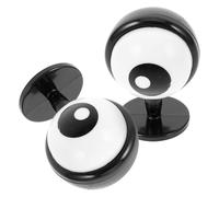 CIYODO Cute Eye Shape Helmet Decoration Sticker Weather-resistant Helmet Horn Accessory Fit for Motorcycle Ski Bike Adhesive Decor for Riders Adding Fun and Personality