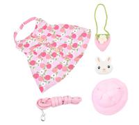 CIYODO Daily Use Rabbit Harness Bunny Harness Leash Pet Rabbit Clothing Gifts Lightweight Adorable