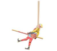 CIYODO Dancing Monkey Ornament Chinese Toys Monkey King Puppet Prop Shadow Puppetry Craft Wooden Puppet for Early Learning