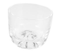 CIYODO Delicate Glass Sake Cup with Gold Leaf Transparent Iceberg Design Small Liquor Glass for Hot and Cold Drinks Dishwasher Safe Japanese Style for Wine Lovers and Home Use