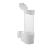 CIYODO Dental Chair Accessory Cup Holder Tray, Side Mounted Plastic Storage Container with Integrated Curved Structure and 45mm Pole Hole, Ergonomic Design for Dental Department