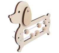 CIYODO DIY Preschool Calculating Bead for Early Education Handmade Cognitive Learning Plaything with Cute Dog Design Enhances Dexterity and Hand-eye Coordination