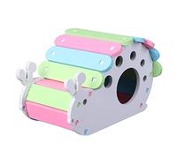 CIYODO DIY Snail Shaped Hamster House PVC Sleeping Nest for Small Pets Cozy Rest Hut for Hamsters Mice Hedgehogs Hideout Play Spot present for