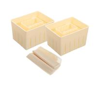 CIYODO DIY Tofu Press Maker with Filter Cloth for Homemade Tofu and Cheese Kitchen Tool for Pressing and Shaping Soybean Curd Reusable Mold for Vegan Cooking and Food Preparation