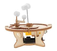 CIYODO Diy Wooden Solar System Model Outer Space Learning Toy for Boys and Girls Planetary Toys Moon and Solar System Decorations