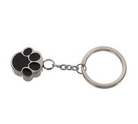 CIYODO Dog Paw Print Memorial Keychain Cremation Pendant for Pet Ashes Small Urn Keepsake Jewelry Portable Pet Remembrance Accessory for Dogs Cats