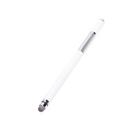 CIYODO Double-ended Metal Capacitive Stylus Pen for Phones and Tablets, Disc Touch Screen Stylus, White for Precise Handwriting and Digital Drawing
