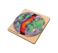 CIYODO Earth Structure Puzzle Kit for Boy Girl Educational Globe Jigsaw for Geography Learning Develops Understanding of Earth's Layers Easy to Assemble for Group Play and Individual