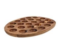 CIYODO Egg Tray for Eggs Platter Versatile Kitchen Easy to Clean for Fridge and Serving Crafted From Sturdy Wood