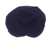 CIYODO Elastic Navy Fleece Cane Stool Seat Cushion Cover, Padded Crutch Chair Mat 7.86x7.66x1.18in for Elderly Mobility Aid, Soft Non-slip Portable Crutches Seat Cover