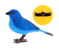 CIYODO Electric Singing Bird Lifelike Simulated Chirping Bird Ornament with Bright Colors for Home Decor Funny Plaything Bringing Nature Sounds Indoors