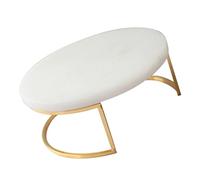 CIYODO Elegant Marble Cake Stand White Wedding Cake Tray for Parties Photography Props