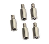 CIYODO Extension for Scrapbook 5pcs Metal Replacement Posts Fit Post-bound Photo Albums Easy to Install Flat Head Screwdriver