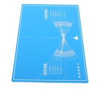CIYODO Eyewear Frame Correction Board for Precise Adjustment of Temple Arms and Nose Pad, Blue Pvc Optical Repair Tool with Multi Angle Guide, Non-slip and Scratch-free Eyeglass Frame