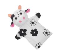 CIYODO Farm Animal Hand Puppet Cute Cow Plush for Storytelling Interactive Pretend Play Preschool Classroom Supplies Soft Simulation Puppets