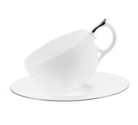 CIYODO Fine Bone China Espresso Cup Set Cup Saucer Coaster Ceramic Suitable for Birthday Graduation Valentine's Day Thanksgiving Christmas Housewarming