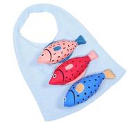 CIYODO Fish Knitted Tote Bag for Women Lightweight Woolen Yarn Shoulder Bag with Gentle Support Boho Style Fish Motif for Everyday Outings and Beach Use