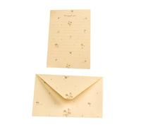 CIYODO Floral Wedding Blessing Letter Envelopes Kit 20pcs Set 10 Floral Writing Papers and 10 Envelopes for Holiday Greeting and Valentine Letter Writing
