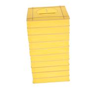 CIYODO Foldable Japanese Paper Lantern Bamboo Pendant Light Shade for Home and Outdoor Decor Handmade Rectangular Lampshade with Space Saving Design for Weddings and Parties