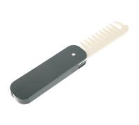 CIYODO Foldable Travel Hair Comb with Dual Row Fine and Wide Teeth, Compact Abs Comb Resistant to Deformation, for Hair Styling the Go