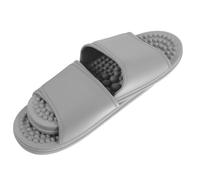 CIYODO Foot Massage Slippers with Raised Massage Dots Thick Anti-Skid Sole Open-Toe Reflexology Sandals for Home Use Stimulate Circulation and Promote Health Blue-Grey XL