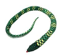 CIYODO Giant Plush Snake Realistic Soft Stuffed Snake for Pranks Garden Protection Pool and Jungle Theme Decorations