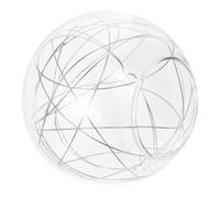 CIYODO Glass Globe Lamp Shade Aluminum Wire Frame Ceiling Pendant Light Fixture for Living Room Diameter 65-70mm