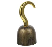 CIYODO Golden Pirate Hook Pirate Party Halloween Accessories Hook Props Cosplay Toys Captain Costume for Cosplay Plastic Aldult Set Child