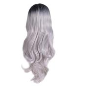 CIYODO Gradient Curly Wig for Women High Temperature Resistant Headdress Long Lifelike Periwig for Parties Weddings Stage Performance Natural Touch and Stylish Design