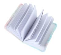 CIYODO Gradient Plush A4 Notebook for Women, Soft Fluffy Diary Journal with Cute Shell Cover, Small Notepad for Note Taking and Reward, Random Color Random Color