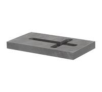 CIYODO Graphite Ingot Mold Cross Shape Slot for Melting Casting Gold Silver Sturdy Metal Smelter Tool Good Thermal Conductivity Multipurpose for Experiments