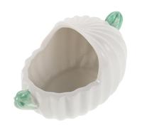 CIYODO Hamster Bath Tub Small Pet Ceramic Bathtub Portable Sand Bath Ceramic Material