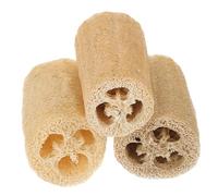 CIYODO Hamster Chew Loofah Discs Set 3pcs Pet Molar Slices for Small Animals Natural Loofah for Pets 10cm Small Pet Toys